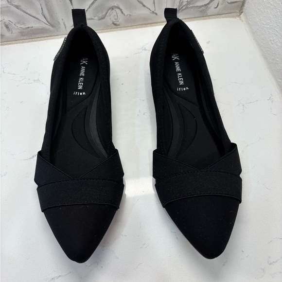 Anne Klein iflex Black Flats - Picture 4 of 6